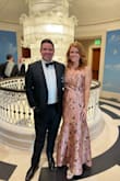 This dress is so elegant! Sizing recommended a large, but it was definitely baggy in the chest/arm area. I had to get it altered so it would be tighter. I think a medium would have worked! - Jess F.