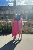 This dress is beautiful and fit perfectly. I would say it might work best for a C cup or smaller. - Kristin H.