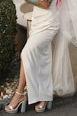 They look AMAZING! I have 35 size (EU), and these fit me perfectly. It was very comfortable to walk in them, but they were too tight. I could wear them about 2,5-3 hours only, and I was so happy to take them off because my feet were in pain - Daria V.