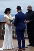 Absolutely loved this dress. I wore this dress for my wedding, it was a small event with 25 attendees.
I saw this dress when Lulus first released it & I took a big risk ordering this dress when there weren't any reviews yet. It turned out to be super stunning. Perfect for a petite, hourglass build. The satin really works well for those with a delicate body type. The mermaid fit accentuates the curves. I also love how there's lace detail throughout. The deep v-neck gives the illusion of length, perfect for us short girlies. The dress caught and reflected the light beautifully, it just shined.
I ordered a small and it did fit a LITTTLEEE bit big in the back clasp area and the waist area. I took my dress to get altered and it looked great afterwards.
Everyone thought I spent $1,000+ on this dress, no one would have ever thought I got it for the price that I did! Overall, a very classy, ELEGANT, flattering dress. If you're looking for timeless glamour, this one's for you. - Cassandra P.