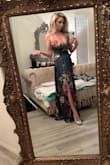 This dress is gorgeous! Fits true to size! Cannot wait to wear this to my best friend's wedding- best dress ever, I will totally wear this dress again to formal events in the future. - Heather S.