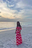 Beautiful dress! Bought for vacation and got so many compliments. I'm short so had to have it hemmed but fit perfectly otherwise. - Kimberly M.