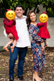 Bought this and crossed my fingers it would work, and it delivered! The cut and style are so flattering even though I'm shorter it worked! The pattern is striking but not too much. I love how our photos turned out. This dress is a statement piece and I love it! - Mercedes C.