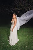 This dress was so beautiful and elegant. One would think it was so expensive but super reasonable for a dress you only going to wear one day of your life. It was flowy, so easy to dance and take photos. - Mikaela J.