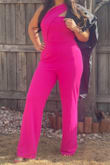 I bought this outfit to wear on my graduation day and I am really happy with it. The color is beautiful, the fit is perfect and it's very comfortable to wear. The material is stretchy and feels great on the skin. Overall, it's super cute and I would definitely recommend buying it. You won't regret it! - Alicia H.