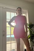 Beautiful pink dress for any occasion. Fits perfect! - Angela R.