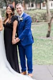 The perfect dress for a formal wedding. The fit was great and made me feel confident. A little long so had to get it altered. Love this dress and got lots of compliments! - Leah P.