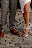 These heels are the perfect bridal accessory. I wore them for my engagement shoot and they definitely added to the pictures and complimented my dress! - Krystal W.