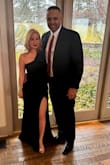 This dress was an amazing perfect stretch, material, and slit it was just what I needed for a wedding. - Rosa G.