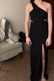 My daughter bought this dress for prom. We are so happy with how it fits. It is modest but also very classy and beautiful. Fits her like a glove. - Katie B.