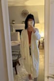 I absolutely love this cardigan!! It's thicker than I expected, which was exactly what I wanted and so soft! It's very staticky when you first take it out of the package, but it goes away after you wash and dry it. I'm so happy with my purchase! :) - Jenny S.