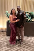 I loved this dress and have received so many compliments!  I thought the color and sequins are even more stunning in person.  I am heavy chested so at times the girls were more out than in lol.  Still felt classy and modest enough for a military ball in Hawaii! - Tiffany B.