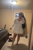 This dress fits me like a glove! It's so beautiful, looks exactly as shown! I'm tall so I thought It might be too short on me, but it fits perfectly! I'm wearing it for engagement photos in the spring! - Amanda F.