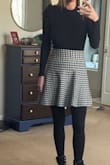 The skirt is so cute. It's stretchy too. Love it! - Jill S.