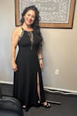 I love this dress!  It's a little big after the waistline (that fits perfectly) & I had to have it hemmed but it's a very pretty gown! - JoAnn T.