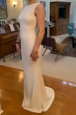 I love how flattering, well made, and elegant this dress is! I didn't see a lot of reviews on it, but I'm so glad I ordered it. The small was a bit too clingy for me, so I ordered the medium and it was perfect. Can't wait to wear it for my wedding :) - Annika G.