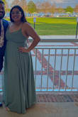 Purchased this for a wedding, color was beautiful, and the fit was perfect. Had to make a few adjustments in sizing just because I'm short haha! But worked out perfectly. Will be buying again from the website! - Berenice M.