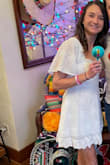 I recently wore this dress for my fiesta-themed couples shower. So cute and comfy! Will also be a great summer or vacation dress. I wear an XS in a lot of lulus clothes but needed small in this. - Emily D.