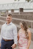 This dress was everything I wanted for my engagement shoot. With that said, I got my true size a Small and it was tight in the bust and I am not large-chested. So the cowl neck didn't drape very much and my boobs were squished but it still looked fine. I'm not sure if a medium would have given some extra room, I imagine it would but then it would have been too big in other areas. - CIERA S.
