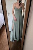 The fabric is very beautiful and looks solid. The color is very true to that in the photos. Very pretty cut, the questionnaire to find your size is very useful - Berengere
