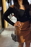Absolutely love this top. I was concerned initially that the sleeves would fall off my shoulders, but it held on great for the night got so many compliments on it. - Priscilla A.