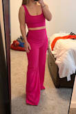 This outfit is absolutely gorgeous!! I've gotten so many compliments on it!! I'm short so I did have to get the pants hemmed, but that's nothing new! Literally LOVE!! - Beth J.