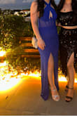 Fit was great. I used double-sided tape for the dress as I do not have large breasts. Got lots of compliments. - Michlene Z.