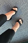 These are SO CUTE! I'm obsessed with the style and they're actually really comfortable. I purchased these for a vacation and I wore them more often than expected. Also, decided to wear them at the office and it's a hit! Can't wait for the white to come back in my size! - Samantha D.