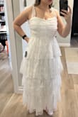 Not impressed with this dress at all. Will be returning. I ordered it to wear for my bridal shower but will have to keep looking! - Stephanie K.