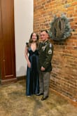 I ordered this for a military ball and it shipped fast! I got so many compliments. It was a little tight on my ribcage, but I think it would have been too loose elsewhere if I had sized up. - Kamryn B.