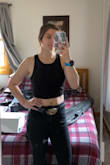 Very soft and comfy! No shape in the chest area so I recommend wearing a backless bra or stickies! Flattering and cute, I usually wear smalls in Lulus dresses but I sized up for this shirt to a M because of my chest and shoulders and I'm glad I did! Small-chested gals you're probably fine, I just have a very athletic build! - Catt M.