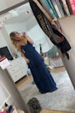 I bought this dress for my senior pics along with another dress. However, in the other dress, I ordered an xs, and it fit. It was very snug when zipping, but this dress was ordered in a small and fits perfectly! - Sydney S.