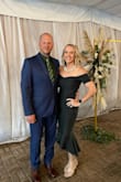 I loved this dress and received so many compliments on it. It was true to size and fit well. This did have a little give in fabric so I am able to dance in it as well. - Elizabeth M.