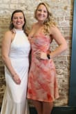 It was very flattering on my athletic build. I did have to have the straps fully extended with how tall I am; anyone with a larger bust and height might find it too tight. Normally wear a medium, bought a medium. - Erin K.