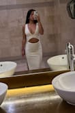 The material is awesome! The dress feels a lil heavy which I like. Highly recommended. - Jenelyn L.