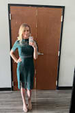 Classy, with just the right amount of sexy. It was comfortable, too! I received many compliments on it. I can't wait to wear it again! - Elizabeth K.