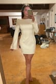 This dress is absolutely perfect for any bridal event. I am wearing this for my engagement photos and i could not be happier! The quality of the material is incredible, it's thicker and not see through. I have a larger chest and I can wear this dress comfortably without a bra. I highly recommend getting this dress for an elegant look. - Sierra S.