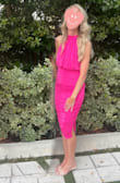 The dress fit like a glove. True to size. There was a small hole in the fabric on the back. Luckily, it was not too noticeable. That is the only reason it did not get 5 stars. - Katrina J.