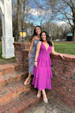 This dress was perfect for a spring wedding! I got lots of compliments. I ordered a size medium and it fit great. The color is really pretty. - Patricia F.
