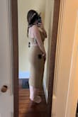 This dress was absolutely gorgeous! Very Kardashian-esque and great quality. Fuzzy material that could be worn in warmer weather. The color wasn't exactly what it was in the photo, but still beautiful. - Hope R.