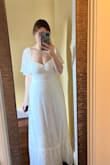 The material was of amazing quality, and the print was beautiful as well. The back was gorgeous. Looks a bit bridal so it didn't fit my needs, but would wear this in a heartbeat! - Hope R.