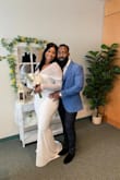 I love the fit and the simplicity. So elegant and just right for a courthouse wedding. - Gandye M.