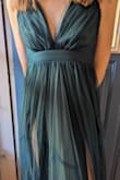 This dress is absolutely beautiful. Fit's perfect! Feel like a Greek Goddess in green. Can't wait to wear this to Prom. - Nicol S.