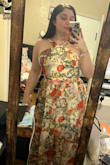Second dress that I ordered other than the Heavenly Hues dress. 
This was a pleasant delight, the floral patterns, the halter neck made me feel like a distinguished woman! Will be taking this dress with me to my dress in California. - Nueda M.