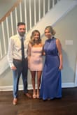 I wore this dress to a wedding.  The color is beautiful and It's very comfortable.  I am 5'9 and weigh 165 lbs. - LeAnn