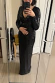 I made this purchase because I have a ball to attend next month and their quality/ shipping never disappoints. The dress is very high quality, thick and firm so it complements my shape (currently pregnant in the first trimester) not to mention the rubber detail so you don't show more than you want! Absolutely recommend purchasing this dress!!! - Renata R.