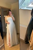 I loved the dress, it fits perfectly! It's super simple but super cute. The quality of the fabric is high quality and stretchy. It is a bit too long for me so I had to shorten it. - Mari D.