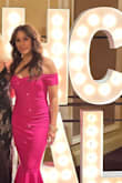 I bought this dress in pink, on sale, last year, for a breast cancer awareness event. It fit so beautifully and, for the price, was such a great value that I bought it in this rich green color for an evening wedding I'm attending in April. It fits perfectly, smooths out any minor bumps, and looks elegant and classy. It may not fit every body type, but I'm a bit hourglass; since having reconstruction done after breast cancer, I didn't need to wear a bra with this dress. - Lara V.