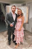This dress was perfect for the spring wedding I went too. Was so comfortable and flowy. Only complaint was that it was a little tight in the chest - Jaycea F.