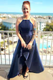 This dress exudes beauty, comfort, and sophistication, making it a sleek and irresistibly sexy choice for any black tie event. - Laura R.